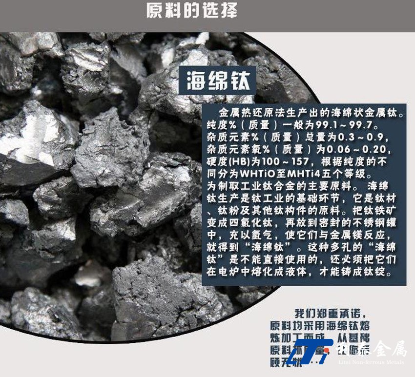 鈦錠、鈦合金錠、鋯/鎳錠